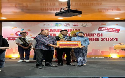 Harumkan Nama Sekolah di Tingkat Kabupaten dalam Lomba Duta Antikorupsi