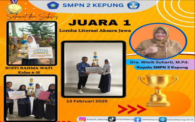 Prestasi Gemilang Juara 1 Lomba Literasi Bahasa Jawa