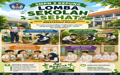 Lomba sekolah sehat SMPN 2 Kepung